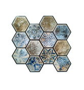 Hexagonal Peel and Stick Wall Tile | Hexagon Kitchen Backsplash Tiles